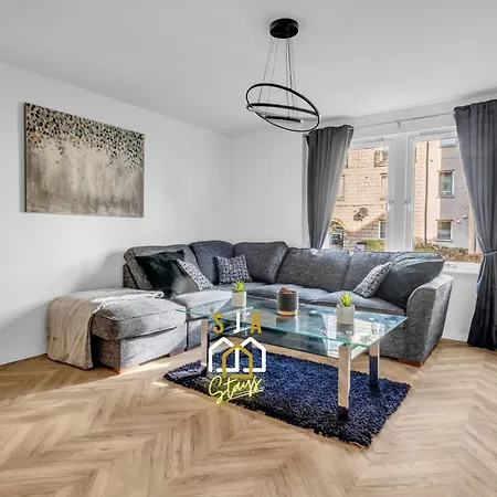 Urban City Stay - Sja Stays - Modern 2 Bed Apartment Aberdeen Room photo
